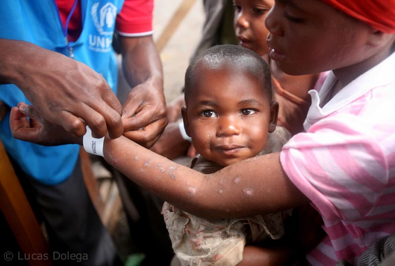 Refugees from Kibati evacuated to Mugunga camp