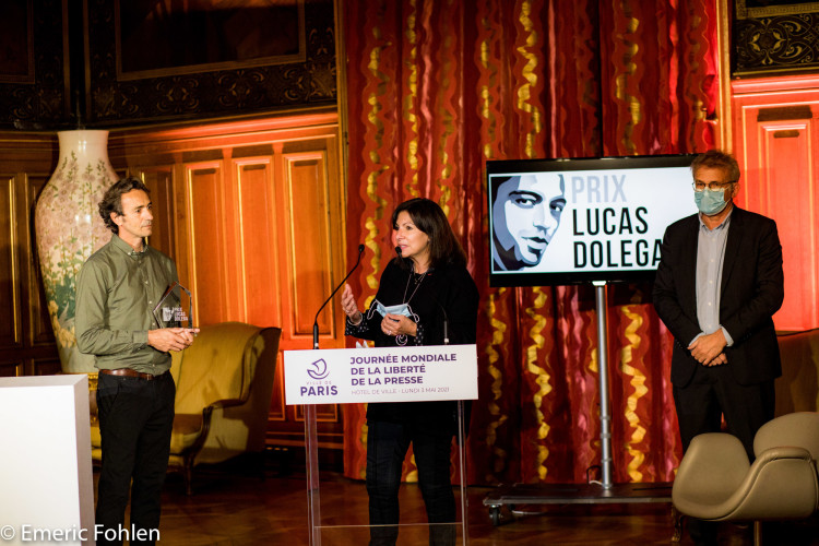 Remise du prix Lucas Dolega 2021