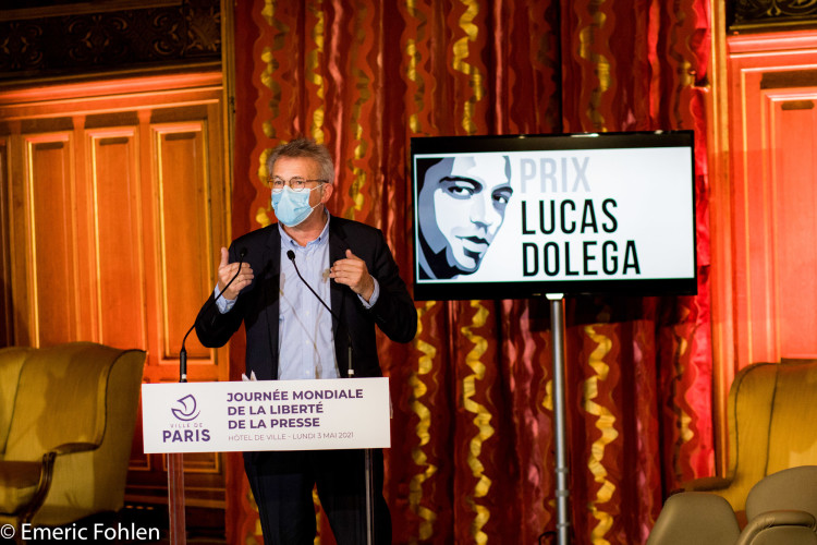 Remise du prix Lucas Dolega 2021
